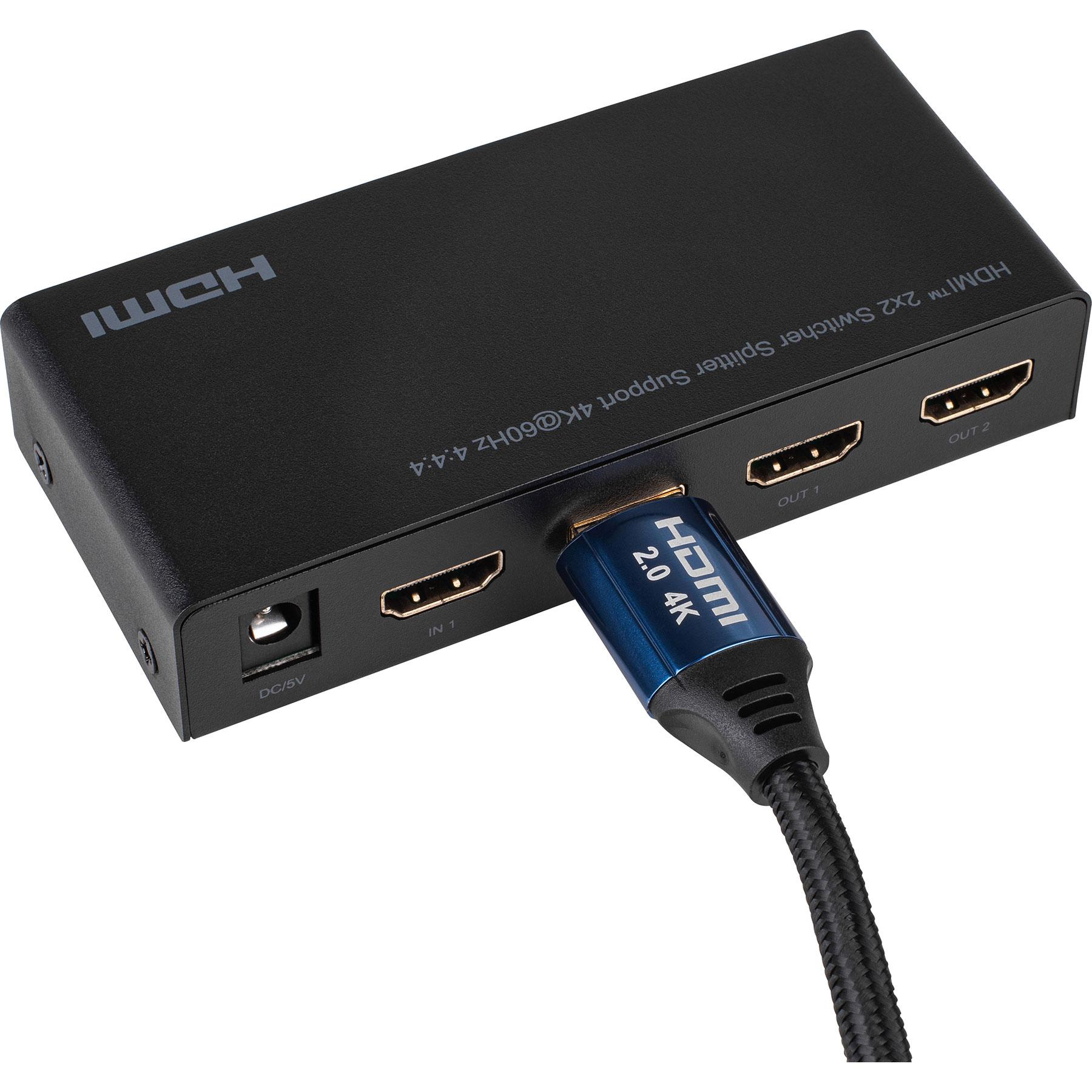 Audtek 3 ft. Premium Certified Ultra HD HDMI Cable 4K@60 Hz HDR